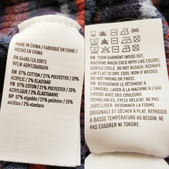 AEO Striped Ribbed Knit V-Neck Sweater Cami - Picture 7 of 7